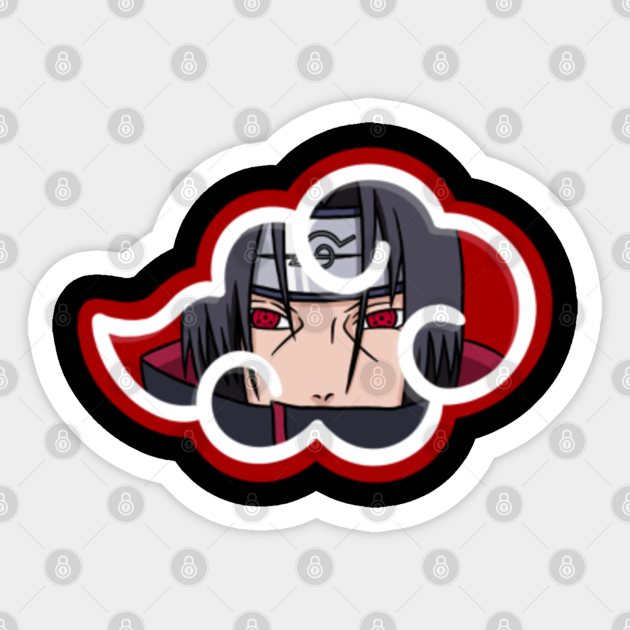 Itachi Naruto Sticker TeePublic